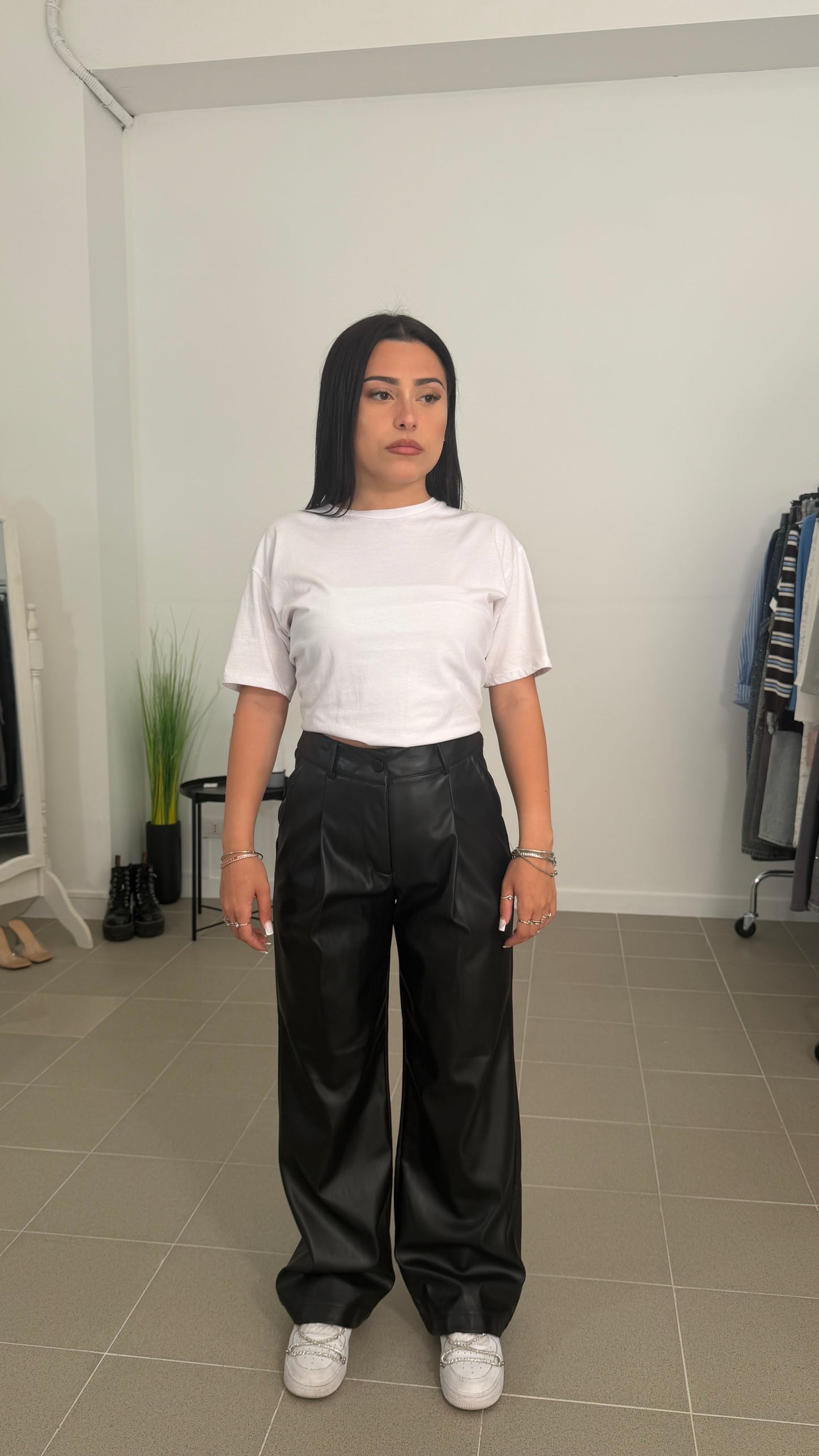 Pants in Pelle